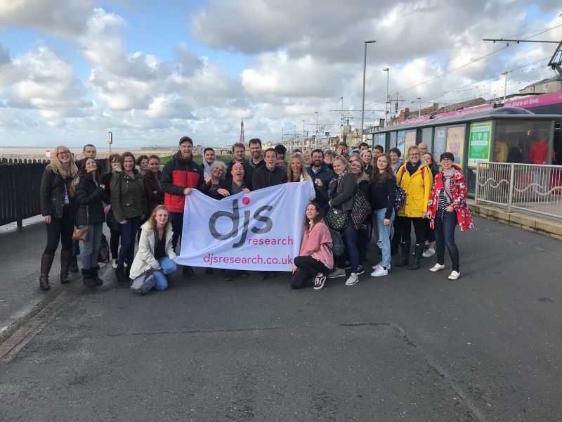 DJS Research company day to Blackpool 